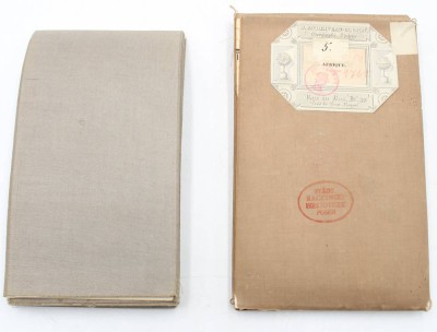 Auktion 365<br>2x alte Faltkarten, Manöver-Plan der königl. sächs. Truppen ziwchen Löbau u. Zittau 1861 sowie Karte von Afrika [1]