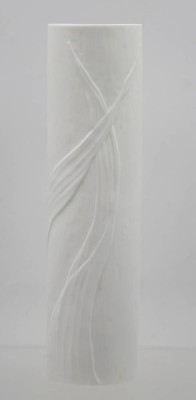Auktion 365<br>hohe reliefierte Vase, Rosenthal studio-linie, Weißporzellan, ca. H-26,5cm [1]
