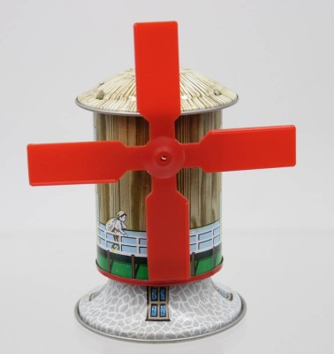 Auktion 365<br>Blechspardose in Mühlenform, Lorenz, guter Zustand, ohne Schlüssel, ca. H-10,5cm [1]