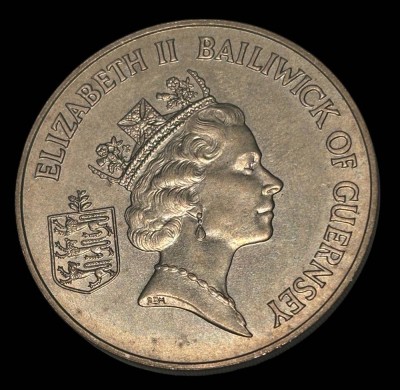 Auktion 365<br>Guernsey 2 Pfund, 1986, XIII Commonwealth-Spiele [1]