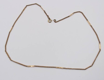 Auktion 365<br>Uhrenkette, vergoldet, L- 50cm, 5,0gr [1]