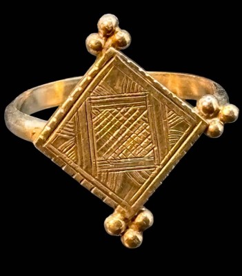 Auktion 365<br>Silberring-925- mit gravierter Platte, RG 56, 2,8gr [1]