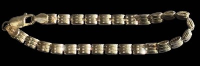 Auktion 365<br>Silber-Armband-925-, Italy, L-19,5 cm, 7,4 gr. [1]