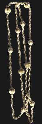 Auktion 365<br>vintage Silberkette mit Kugeln, S-800-, L-70 cm, 21,1 gr [1]