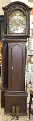 Auktion 365<br>hohe Standuhr, 19. Jhd., Werk gemarkt 