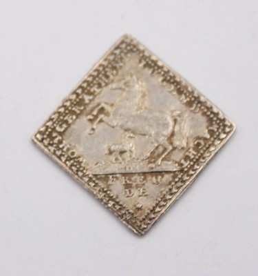 Auktion 365<br>Altdeutschland - Württemberg o. J. Silberabschlag von den Stempeln der Dukatenklippe, 3,1gr., 2 x 2cm [1]