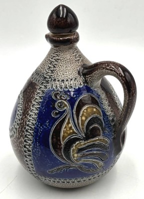 Auktion 370<br>Ölkrug oder ähnliches,Salzglasur, H-18 cm [1]