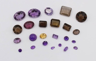 Auktion 365<br>Konvolut div. Quarze, Ausfassware, zus. ca. 76ct [1]