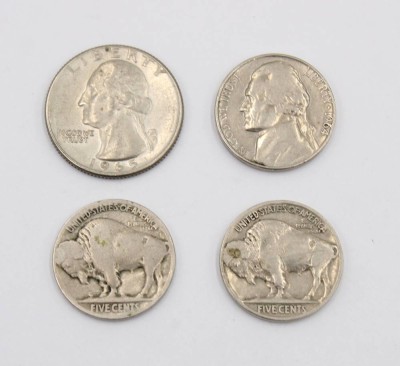 Auktion 371<br>4 Kleinmünzen, USA, 1965/64 1x 1936 [1]
