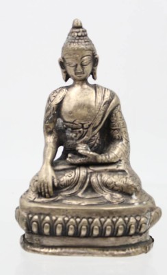 Auktion 365<br>Buddha, silberfarben, Amoghasiddhi, ca. H-12,3cm [1]