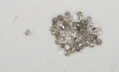 Auktion 365<br>Konvolut div. kl. Diamanten/Brillanten, ca. 0,67ct [1]