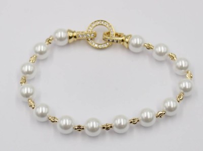 Auktion 365<br>Modeschmuck-Perlenarmband, ca. L-18cm [1]