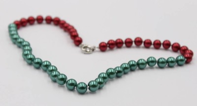 Auktion 365<br>Muschelkern-Perlenkette, ca. L-46cm [1]