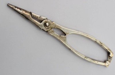 Auktion 365<br>Hummerzange, CMS, versilbert, L-18,5cm [1]