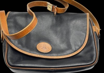 Auktion 365<br>Pourchet Paris Damenhandtasche, Gebrauchsspuren, 18x25 cm [1]