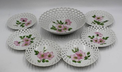 Auktion 365<br>Durchbruchschale mit 6 Schälchen 