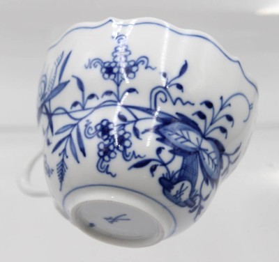 Auktion 365<br>4x Tassen,  Meissen, Zwiebelmuster, 1. Wahl, ca H-6,6cm [1]