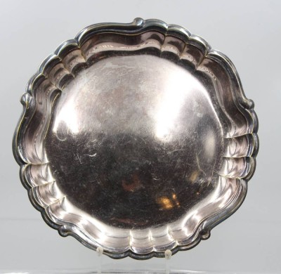 Auktion 365<br>Schale, WMF, versilbert, älter, ca. H-6cm D-30cm [1]