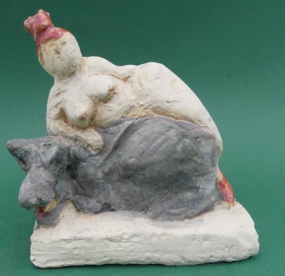 Auktion 365<br>erotische Figur aus Stuck 