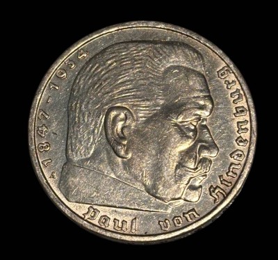 Auktion 365<br>5 Reichsmark 1939, Paul von Hindenburg, 13,8 gr [1]