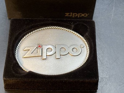 Auktion 365<br>Zippo Original Gürtelschnalle aus USA 62x 80 mm, neuwertig in OVP [1]