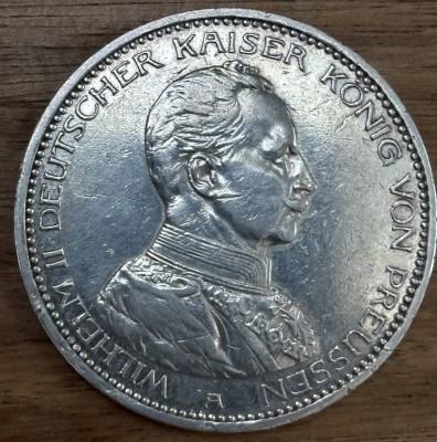 Auktion 366<br>5 Mark 1914 A, Kaiser Wilhelm II, Preussen [1]