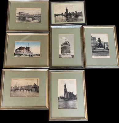 Auktion 366<br>12x alte Bremerhaven-Ansichtskarten, einzeln ger/Glas [1]