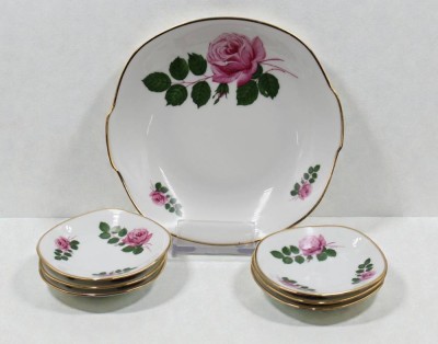 Auktion 366<br>7 tlg., Konfektset, Rheinpfalz, Rosendekor [1]