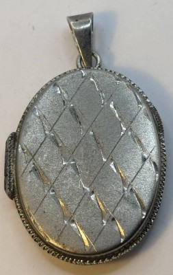 Auktion 366<br>Silber-835- Fotobrosche, H-4,5 cm, 9 gr [1]