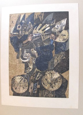 Auktion 366<br>Fred Bauer (1928), wohl Litho, Nr. 2/120, ungerahmt, BG 55 x 42cm [1]