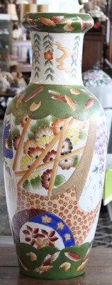 Auktion 366<br>hohe Satsuma-Vase, Japan, 50/60er Jahre, ca. H-82cm [1]