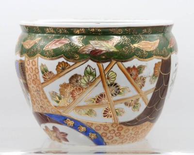 Auktion 366<br>Fishbowl, wohl Japan, 50/60er Jahre, ca. H-20cm D-26cm [1]