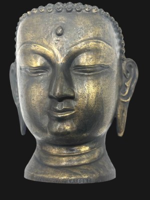 Auktion 366<br>Messing Wandmaske, Buddha, 12x11 cm [1]