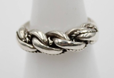 Auktion 366<br>Ring, Silber (gepr.), älter, RG 54, 6,4gr. [1]