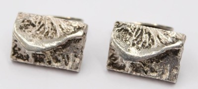 Auktion 366<br>Paar  Silber-925- Designer Manchettenknöpfe, 