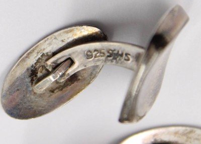 Auktion 366<br>Paar Manchettenknöpfe, Silber-925- 