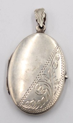 Auktion 366<br>Silber-925- Fotomedaillon, H-4,5 cm, 11,3 gr. [1]