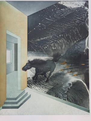 Auktion 366<br>Ebrahim EHRARI (1938), Farbradierung, Nr.2/45, ger./Glas, RG 79 x 57cm [1]