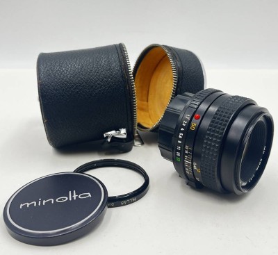 Auktion 366<br>Minolta Objektiv MD 50mm in Tasche, f/1.4 [1]