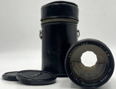 Auktion 366<br>PRINZ GALAXY Objektiv, 1: 28, f= 135mm, In Tasche, Funktion nicht geprüft, Alters & Gebrauchsspuren [1]