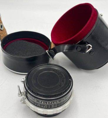 Auktion 366<br>AUTOTELEPLUS 2x -Objektiv, In Tasche, Funktion nicht geprüft, Alters & Gebrauchsspuren [1]
