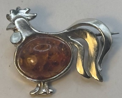 Auktion 366<br>Silber-925- Brosche 