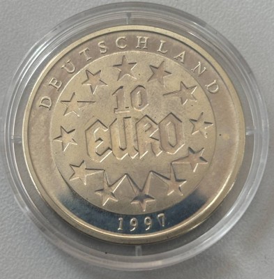 Auktion 366<br>Medaille Deutschland 10 Euro, 1997 - 1998, Europa auf dem Stier,Ø 30mm, Neusilber [1]