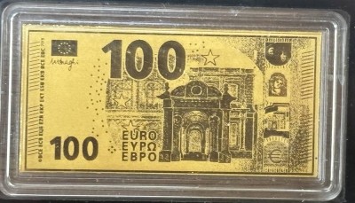 Auktion 366<br>Goldbarren -999-, 1/200 Unze 100 Euro-Schein, mit Zertifikat [1]