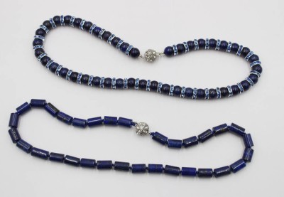 Auktion 366<br>2x div. Lapislazuli-Halsketten, ca. L-50cm [1]