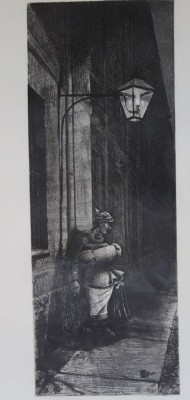 Auktion 366<br>Heinrich Zille (1858 - 1929), Kaisers Geburtstag, Originaltitel,  Radierung u. Aquatinta/Papier, Nummer 27/100, gerahmt/Glas, RG 80 x 63cm [1]