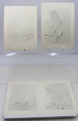 Auktion 366<br>4x Lithographien nach Salvador DALI (1904-1989) aus der Serie 
