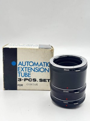 Auktion 366<br>Verlängerungs Objektive für Contax, 12/20/36mm, in orig. Karton, [1]
