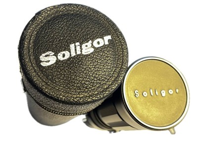 Auktion 366<br>SOLIGOR Objektiv, Zoom, 1: 4.5, f=90-230mm, in Tasche, Funktion nicht geprüft, Alters & Gebrauchsspuren [1]
