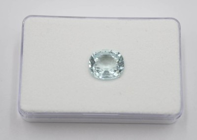 Auktion 366<br>Aquamarin im Kissenschliff, 5,36ct [1]